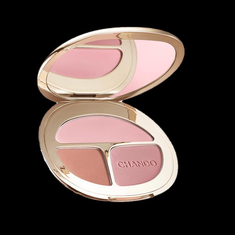 CHANDO Three-Color Blush Palette