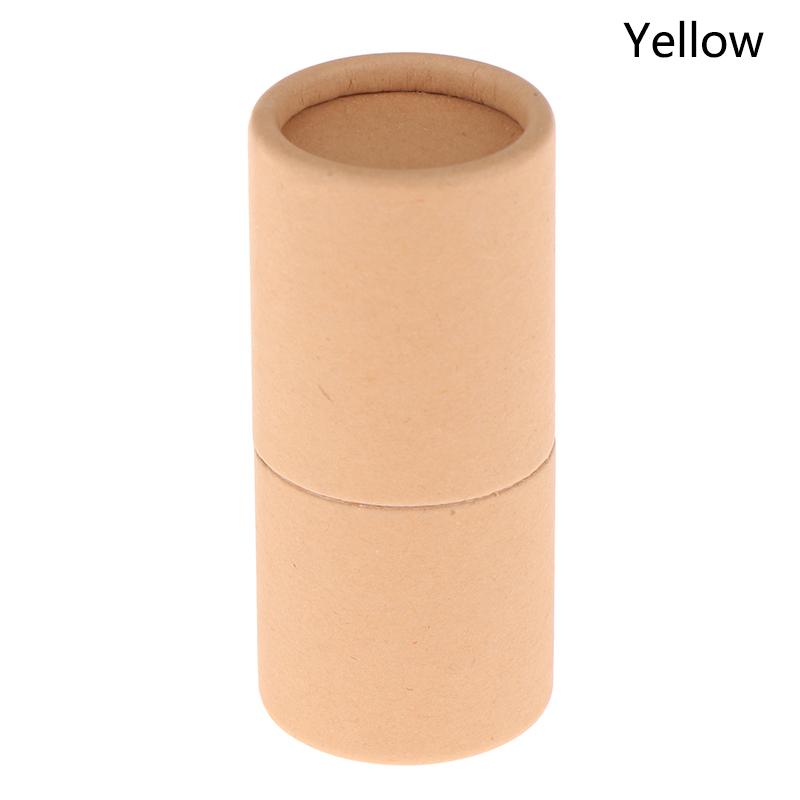 5G Kraft Paper Rotation Lipstick Tubes Biodegradable Cardboard Cosmetic Cylindrical Packaging Lip Balm Deodorant Container