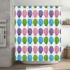 Colorful Shell Pattern Shower Curtain Waterproof Fabric Bathroom Decor Home Decoration Pink Blue Green Purple White Red Yellow B