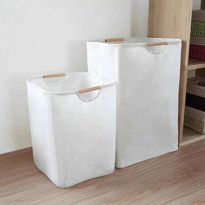 Collapsible Laundry Basket Large Capacity Laundry Storage Dirty Clothes Storage Basket with Handle Hamper Bathroom Accessories