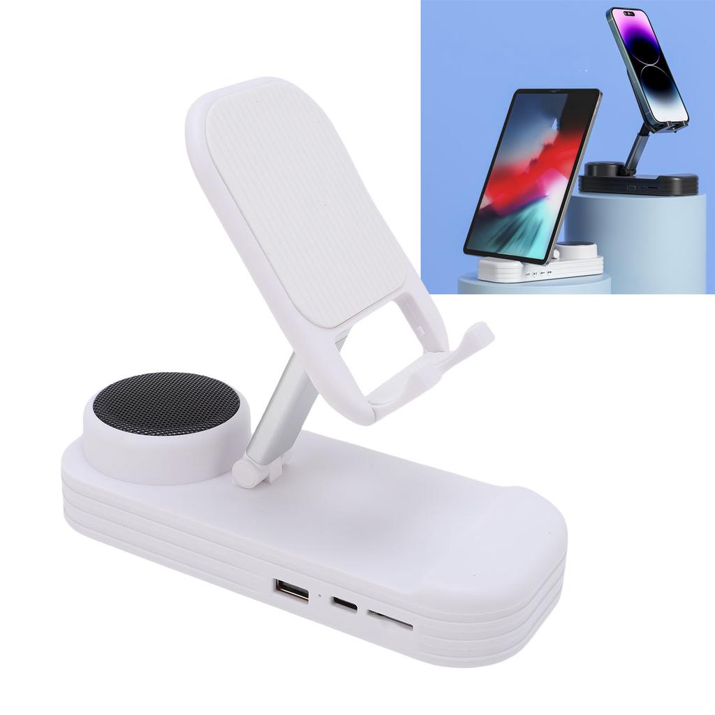Cell Phone Stand with Wireless   Spker Phone Stand HD Sound Foldable for Home Use
