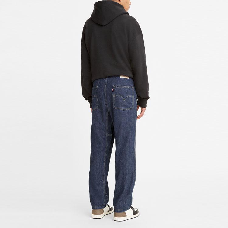 Levis Solid Color Loose Fit Denim Pants Men Bottoms Blue A2043-0000