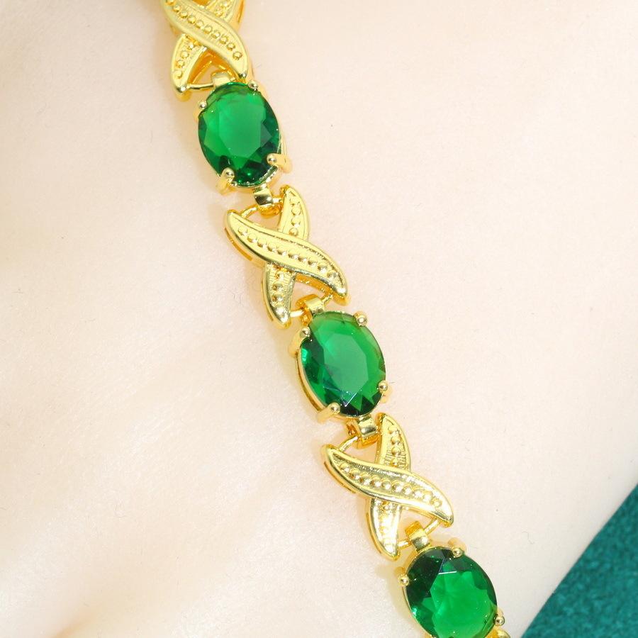 

Hot Fashion High Quality Zircon Lady Bracelet Set Accessories