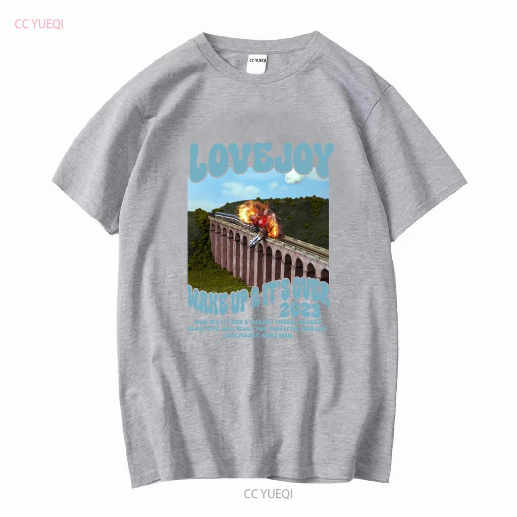Wake Up and Its Over Lovejoy Band Black T Shirt Cotton S 5XL Vintage Washed Designer Clothes Streetwear Stylish Versatile