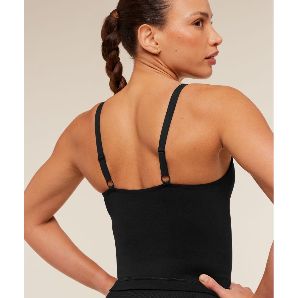 Gymshark Interval Seamless Midi Tank Black B6b1j Bb2j