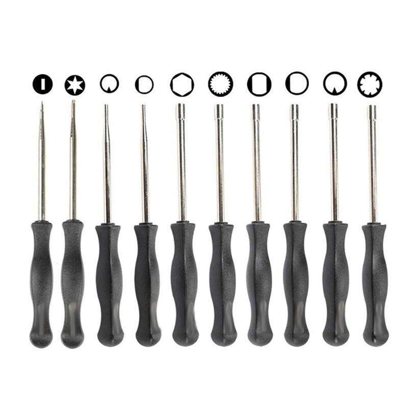 Practical 10Pcs/Set Carburetor Adjustment Tool Metal Adjuster Screwdriver With Bag