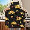 1 Kitchen Apron - Durable Polyester Material, Unisex Cooking And Baking Apron, Suitable for Parties, Home Kitchens And Home Use, with Colorful Taco De