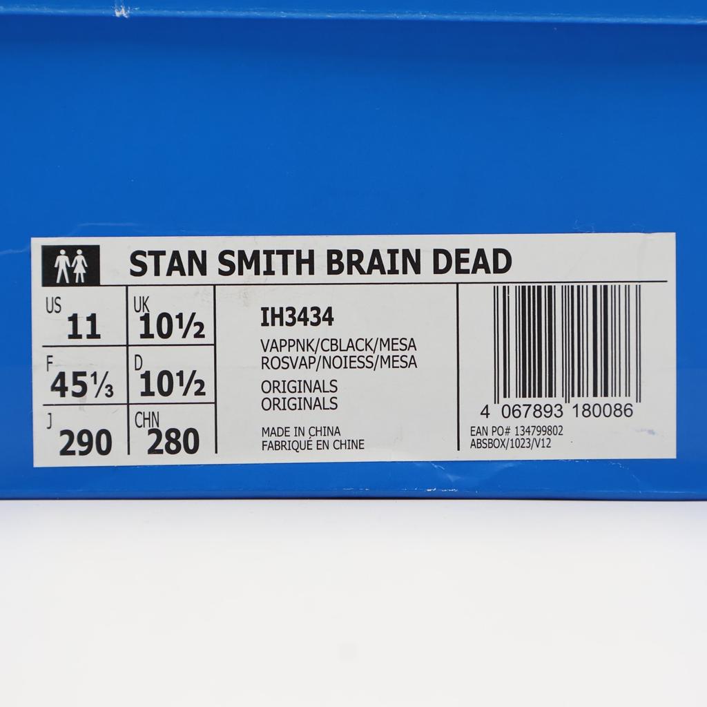 IH3434 Brain Dead Adidas Originals Stan Smith Vapour Pink Core Black (Men's)