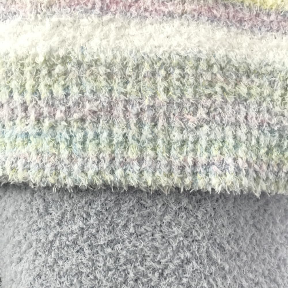 Room Cute Top and Bottom 2 Piece Pastel Free Size [RAVIR] Wear, Women's, Winter, Fluffy, Pajamas, Set, Set, Color, Border, Adults, White,