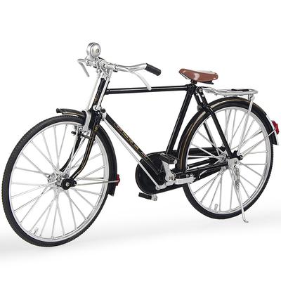 1/6 Scale Alloy Replica of Erba Dagang Bicycle Toy Model - Rotatable Wheels, Authentic Detailing, Ideal Gift for Children & Collectors