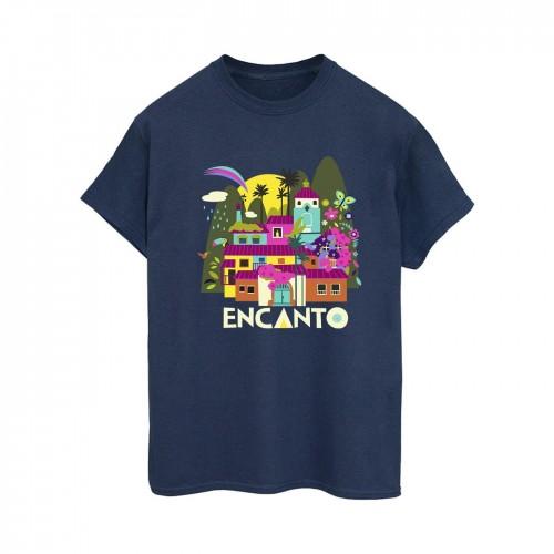 Disney Womens/Ladies Encanto Many Houses Cotton Boyfriend T-Shirt
