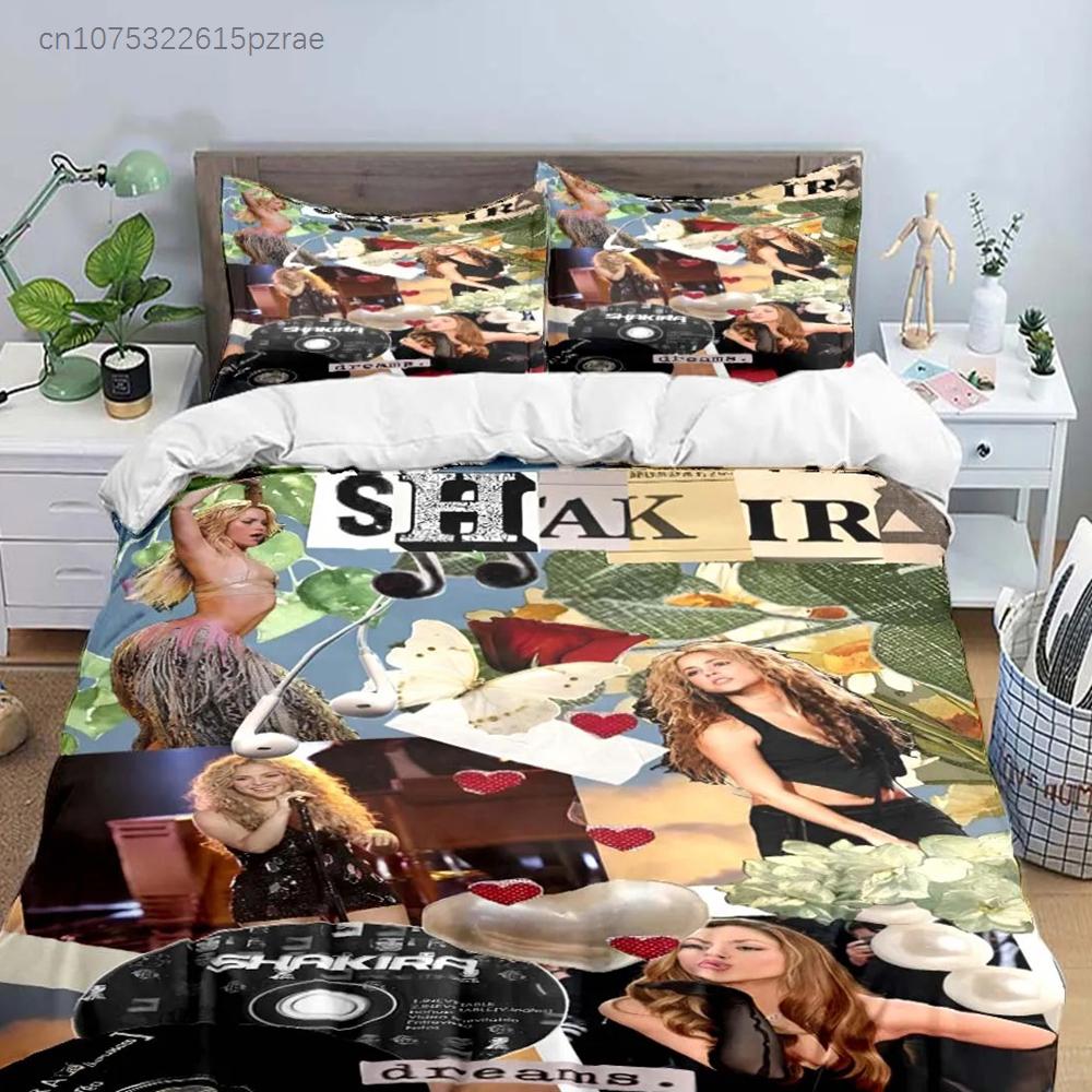 Colombia Pop Female Singer S-Shakira Pattern Bedding Sets Bed Supplies Set Duvet Cover Comforter Set Bedding Set Luxury Gift