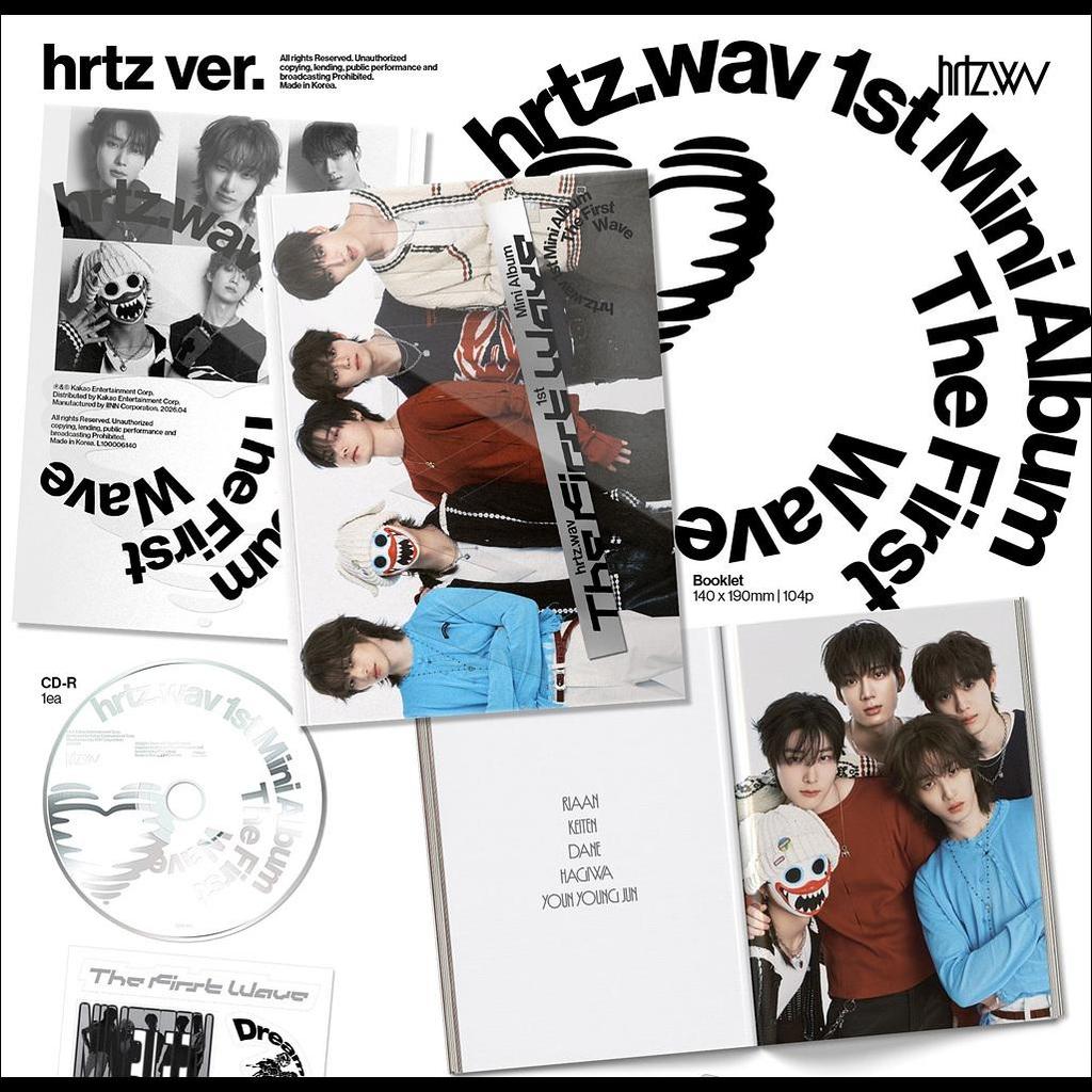 Hrtz.wav [The First Wave] 1st Mini Album (hrtz Ver.) + Free Gift