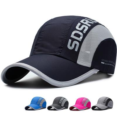 Outdoor Atmungsaktive Sommerkappe Schnelltrocknend Herren Damen Baseballkappe Snapback Dad Hat