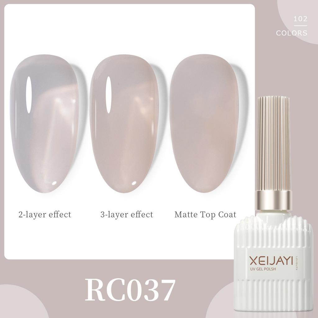 New Trendy 102 Colors of Long-lasting Gel Nail Polish for Women, Suitable for Professional Nail Salons.