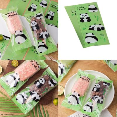 חבילה של 100 יחידות שקית אריזת גלידה שקופה ארטיקים נוחים עטיפה של סוכריות קרח בדרגת מזון שקית למסיבות