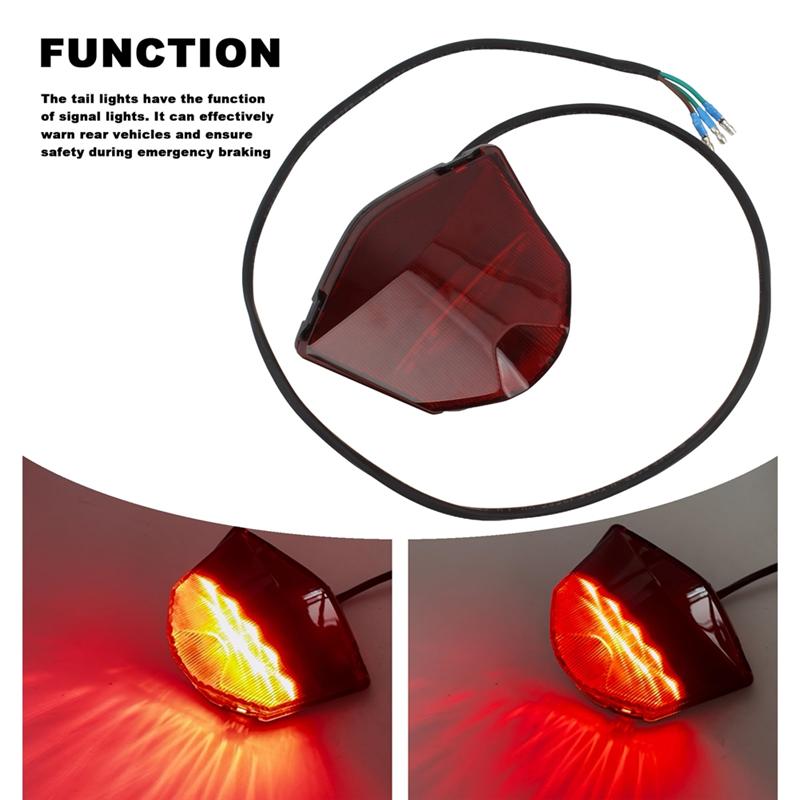 A90Q-Brake Signal Light Rear Tail Light For Hengjian EXC XCF XCW 150 250 350 450 500 530 Motorcycles-Motocross Accessories