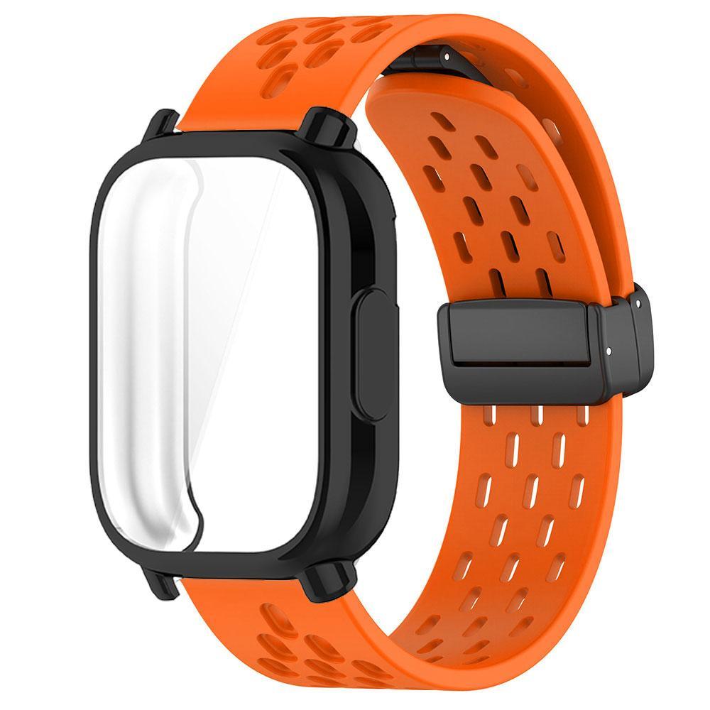 

Breathable Strap+Case for Redmi Watch 5 Active Silicone Sport Wristband Full Cover Protector Case for Redmi Watch 5 Lite Band For Redmi 5 Lite