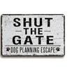 6pcs Metal Tin Sign Set Vintage Wall Art Pendants for Dog House Pet Store   Dog Grooming Salon Living Room Home Office