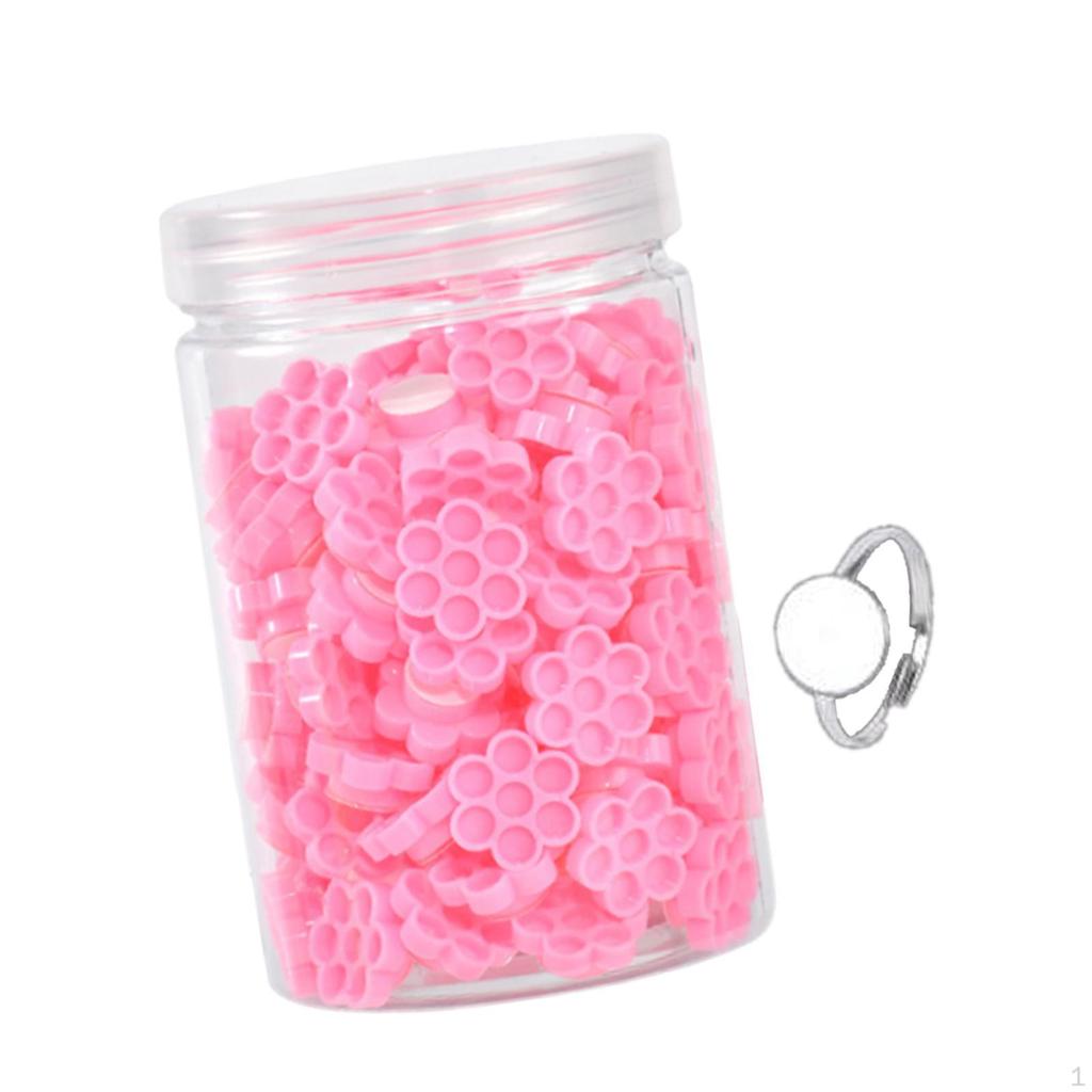 Glue Cups Lash Holder Compact Sturdy Extension Supplies for Eyelash Grafting Practice