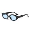 Retro small frame sunglasses personalized oval frame sunglasses street shot thin high-end sunglasses