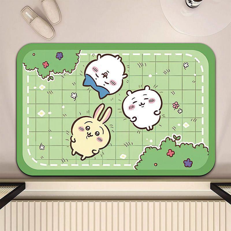 Cartoon Floor Mat Bathroom Floor Mat Entrance Door Mat Toilet Door Suction Foot Mat