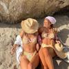 Korea Seaside Vacation Raffia Beach Hat Women's Hand Woven Straw Woven Panama Sun Hats Fashion Jazz Top West Cowboy Straw Hat