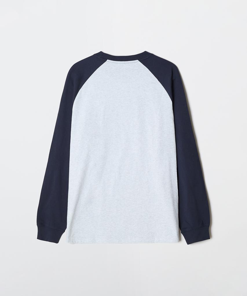 Seupao [Manggeureojin Gom] Long Sleeve T-Shirt (Melange Gray)_Splag23U03