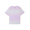 MLB New York Yankees Letter Print Gradient Color Short Sleeve T-Shirt Unisex Tops White Red 31TSMC131-50R