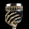 Gothic Skeleton Hand Goblet Halloween Skull Wine Glass Liner Dark Art Home Decor Gift for Gothic Enthusiast Party Drinkware