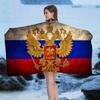 R-Russia Flag Microfiber Blanket Quick Drying Beach Towels Oversized Printing Super Absorbent Pool Towel Blanket