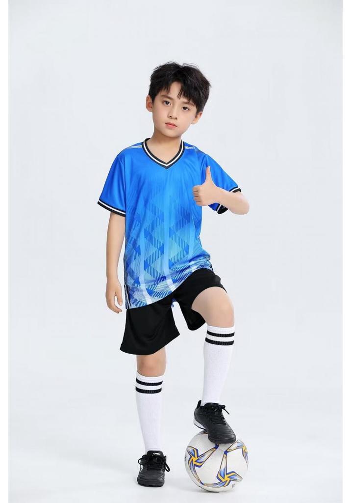 Autumn/Winter Kids' Soccer Uniform Set: Boys & Girls School Training Jersey