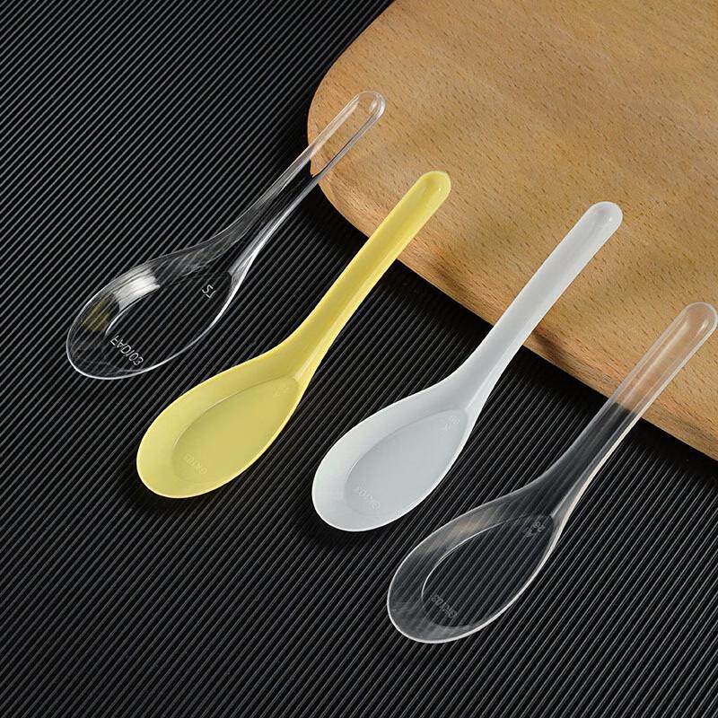 Transparent Disposable Plastic Spoons