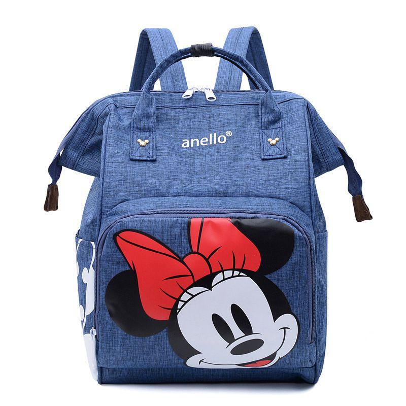 Große Kapazität Minnie Mama Tasche Stilvoller Praktischer Schwangerschaftsrucksack