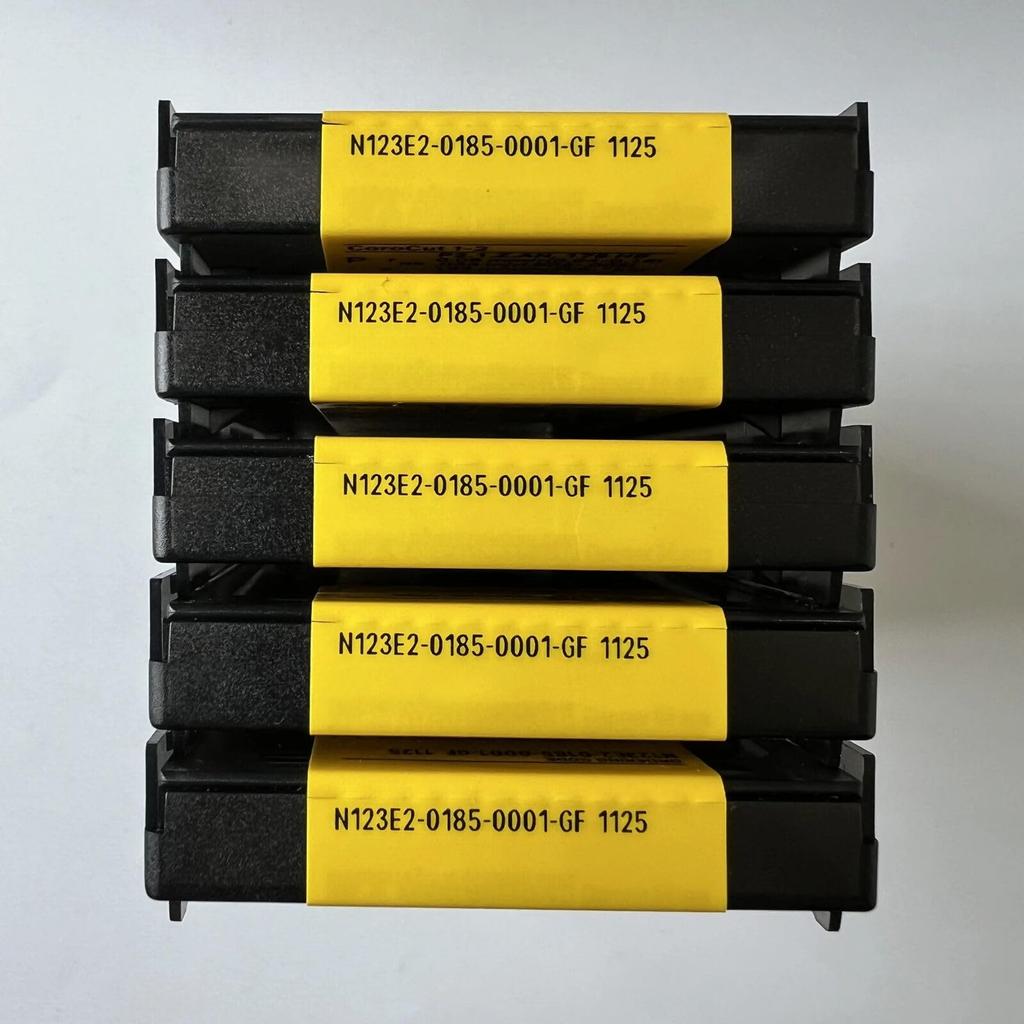 Original Sandvik / N123E2-0185-0001-GF 1125 /CNC Lathe Carbide Blade Tool 10 Pcs