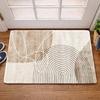 1pc Modern Abstract Line Non‑Slip Entryway Area Rug, Machine‑Washable Minimalist Decor Floor Mat for Indoor & Outdoor
