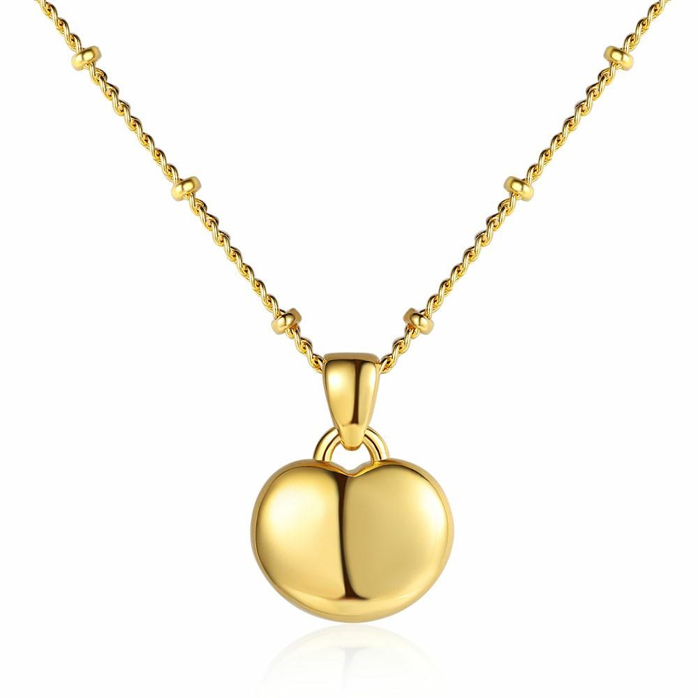 Temperament Fashion Love Necklace Female Cold Wind Stacked Wear Simple Round Card Pendant Collarbone Chain Female Models for Girlfriend Gift