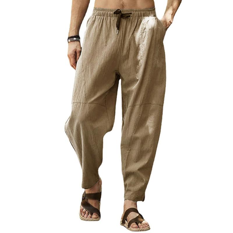 Men's Large Size Loose Casual Sweatpants Cotton Drawstring Hip Hop Trousers