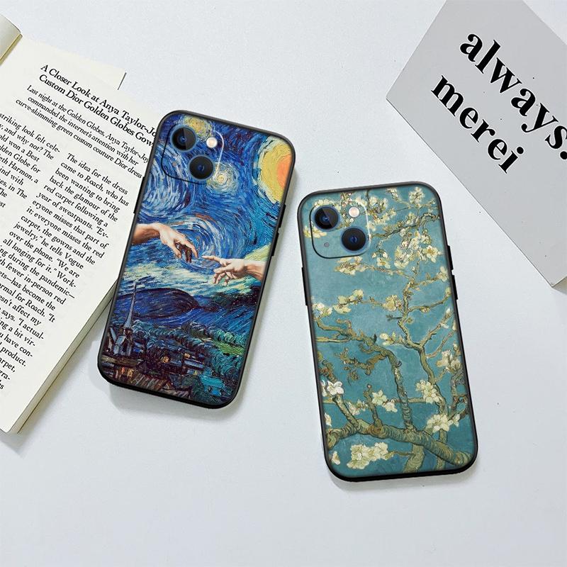 Starry Night Van Gogh Painting Phone Case for OPPO A3 Pro A72 A74 A76 A77 A77S A78 A79 A94 A95 A96 A18 A40M A58