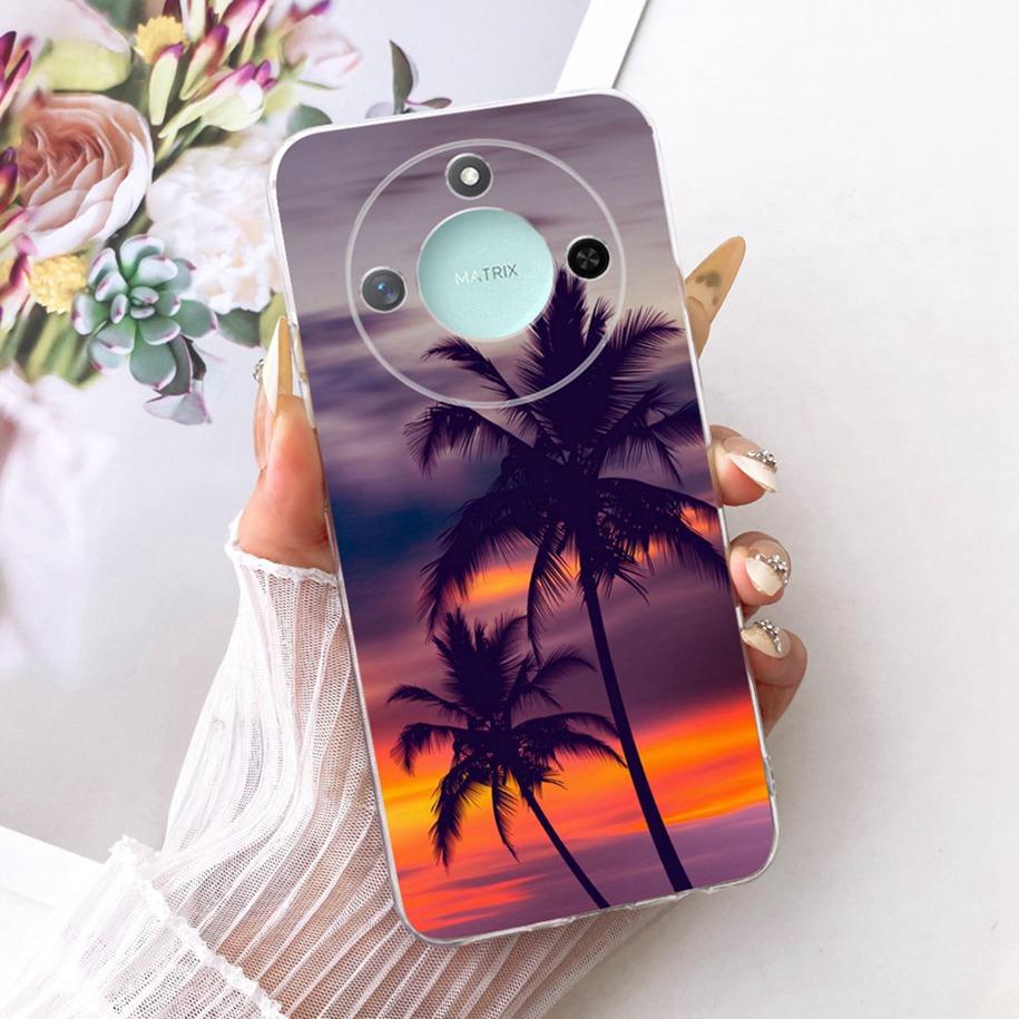 6.8" Case For Honor X9c Smart 5G Cover Cool Fashion Dragon Lion Wolf Cartoon Soft Silicone Phone Cases For HonorX9c Smart Bumper