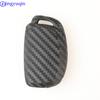 Jingyuqin Funda de Silicona de Carbono para Llave de Coche 3/4 Botones Para Hyundai Creta I10 I20 Tucson Elantra Santa Fe 2016 2017 2018