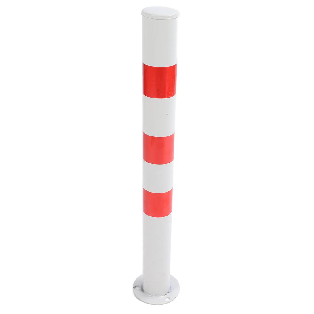 Bollard Post 29.5in Height 3in Diameter Cold Rolled Steel Parking Barrier Pipe