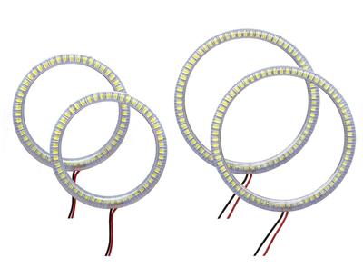 Angel Eye LED Rings Complete Set Συμβατό Ford Mondeo 02-05, Σετ για 2 λάμπες, εκτός δρόμου