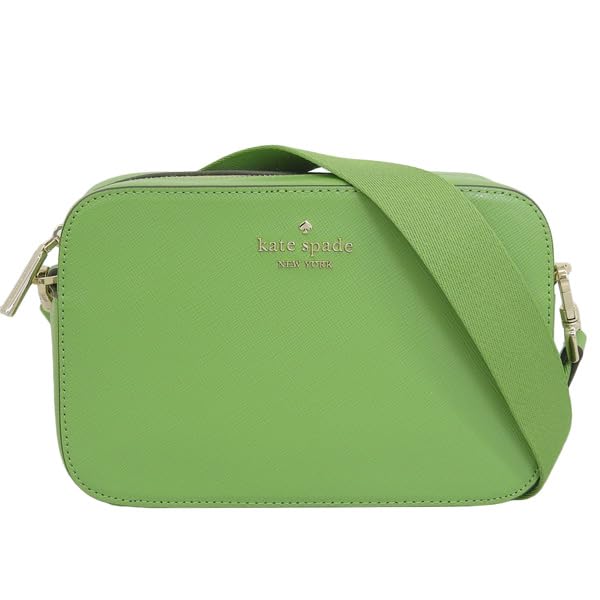 Kate Spade Madison Mini Camera Bag KC584 in Saffiano Leather Shoulder Outlet (Turtle Green) - Women's Bag,