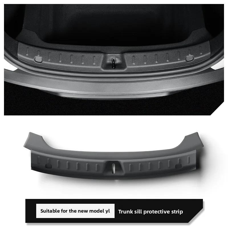 

Car Sticker For Tesla Model YL 2025 Trunk Protection Strip Car Scratch Resistant Tailgate Trim Interior Decoration Tools Car Sti No Logo
