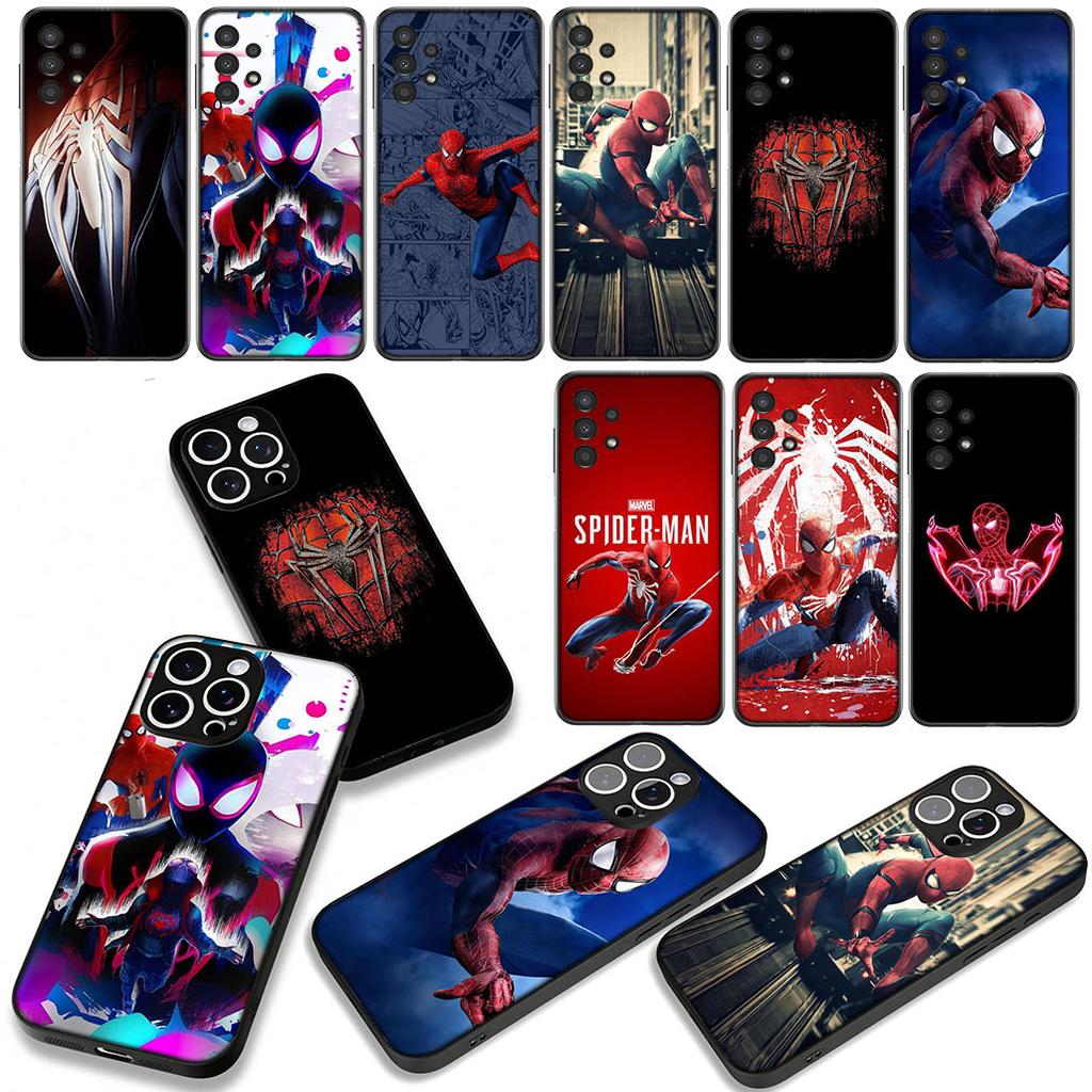 Superhero Marvel Spider Man Spiderman Case for Motorola Moto G54 G05 G24 G55 G75 G85 G15 G57 G86 Power Edge 50 30 Fusion neo Pro