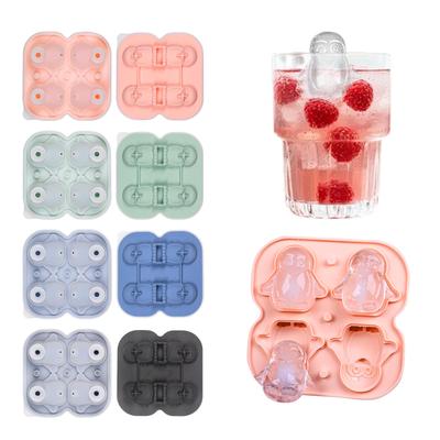 Molde de Silicone 3D com Funil, Bandejas de Gelo para Whiskey e Coquetéis, Brandy, Rápido, Grátis, Fácil de Desenformar, Presente Inovador para Homens