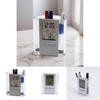 Acrylic Multifunction Pen Holder With Digital Calendar And Clock For Office Desk Organizer