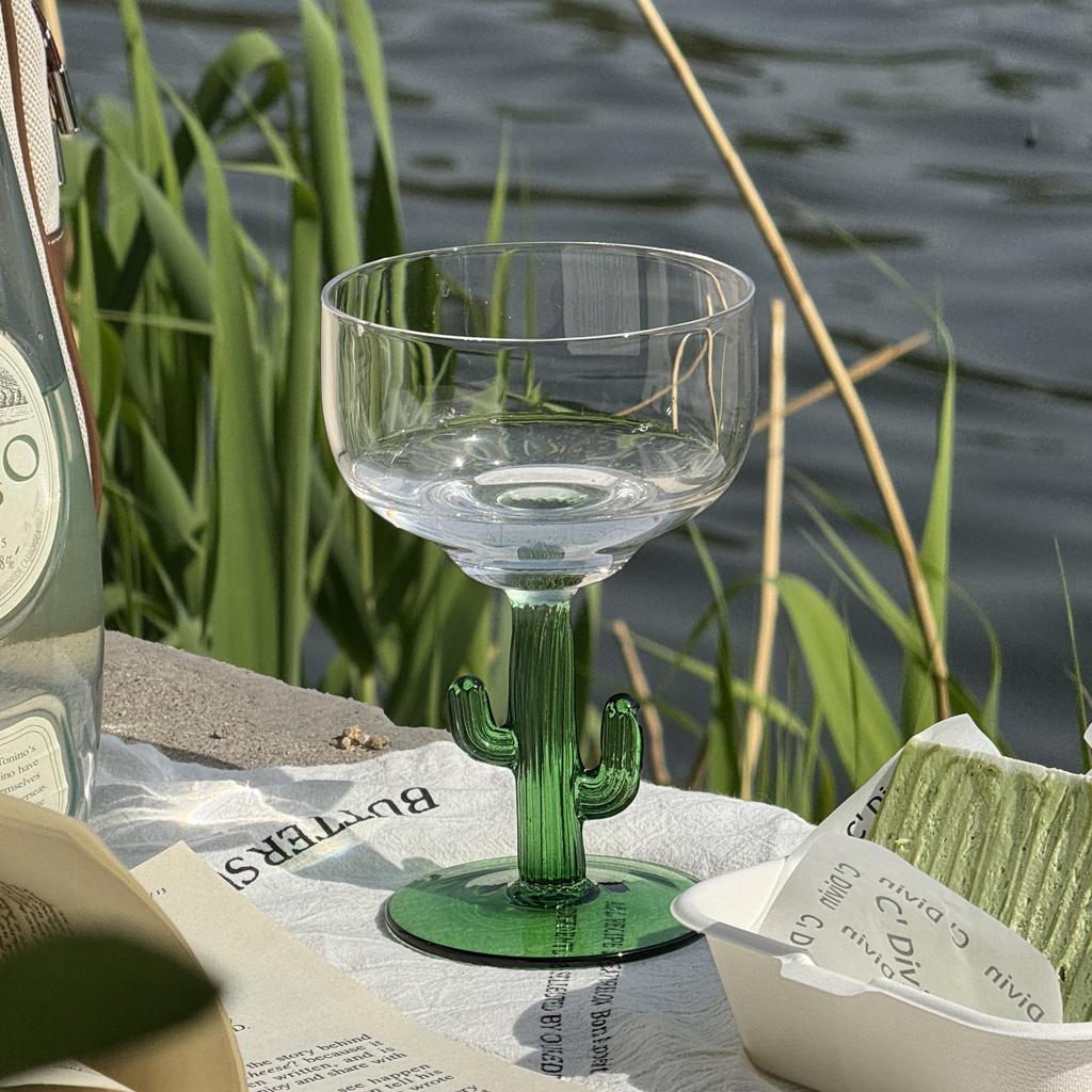 Ochelari în formă de cactus mexican Pahare înalte pentru băuturi Pahare de vin Margarita Pahare pentru băuturi reci Pahare creative pentru suc