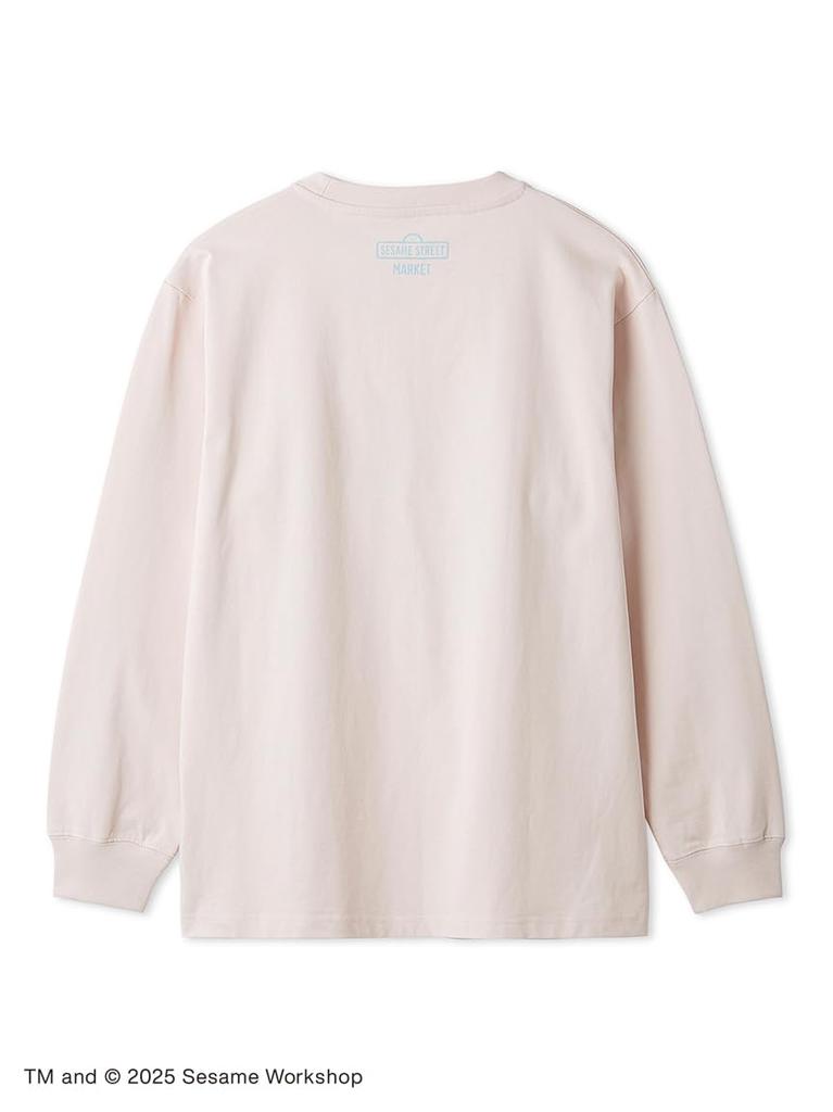 Sesame Street Market Graphic Long T-Shirt SSMUCT253427 PNK